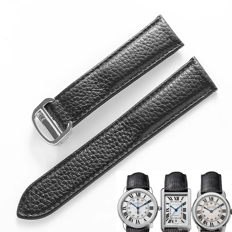 Cartier Watch Tank - Cinturino per Orologio in Vera Pelle
