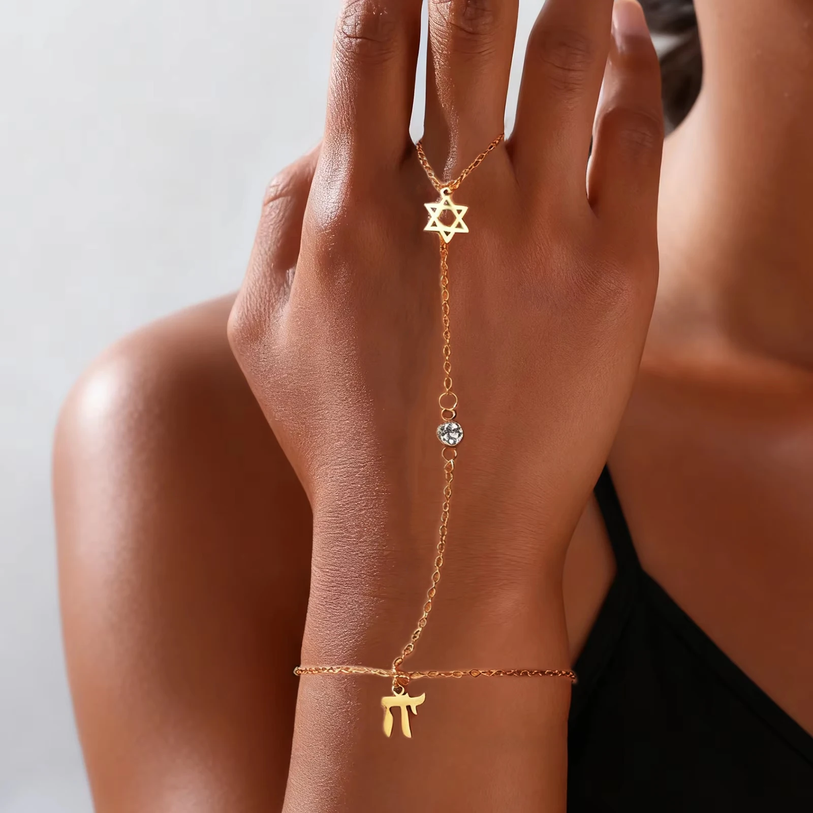 Jewelry & Watches Sp Zo O - Braccialetto con Stella di David e