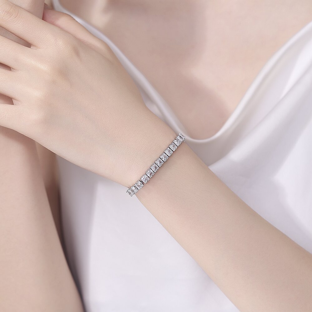 Tennis Bracelet Cubic - Bracciale Tennis in Argento Sterling 925