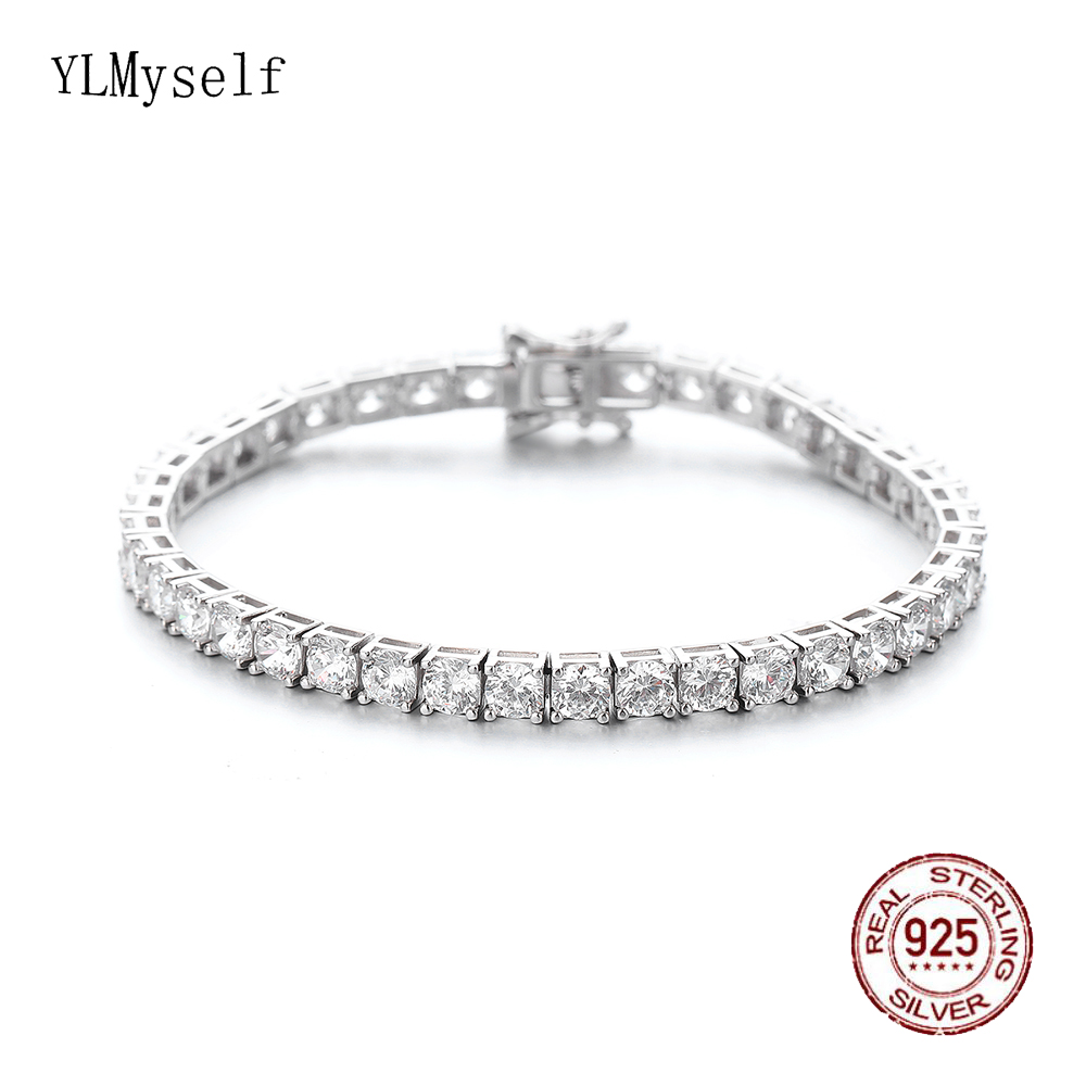 Tennis Bracelet Cubic - YLMyself Bracciale tennis in argento 925