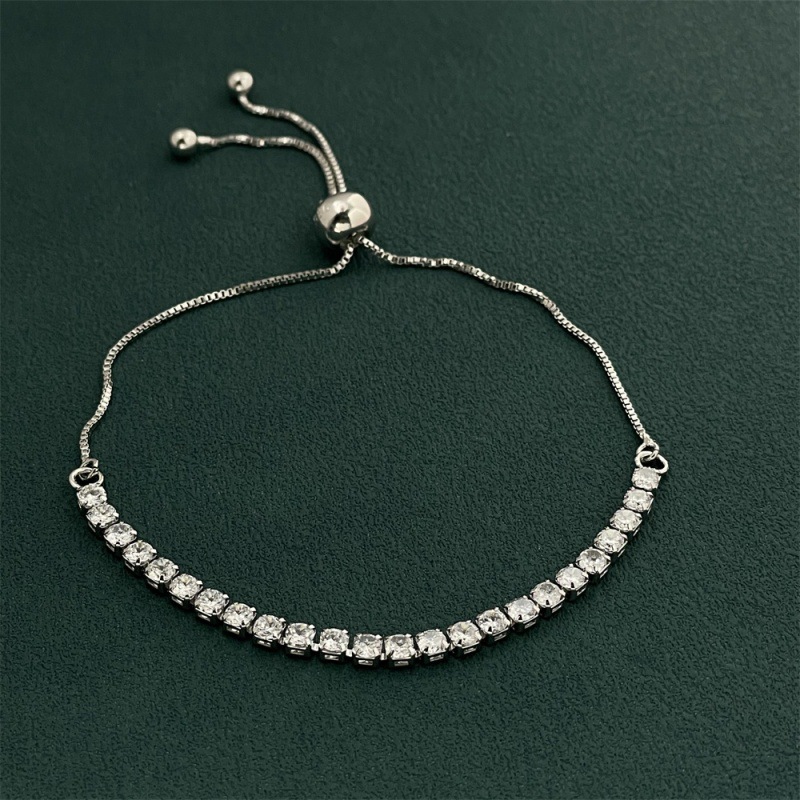 Bracciale tennis regolabile in - Tennis Bracelet Cubic recensione e prezzo