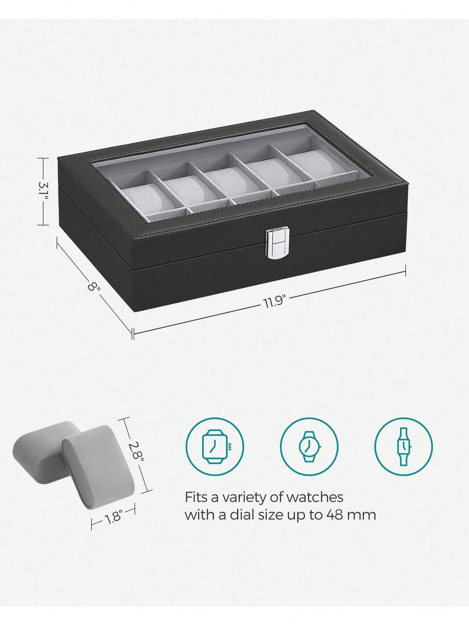 Scatola Porta Orologi a 12 Sco - Jewelry Box Watches Bracelets recensione e prezzo