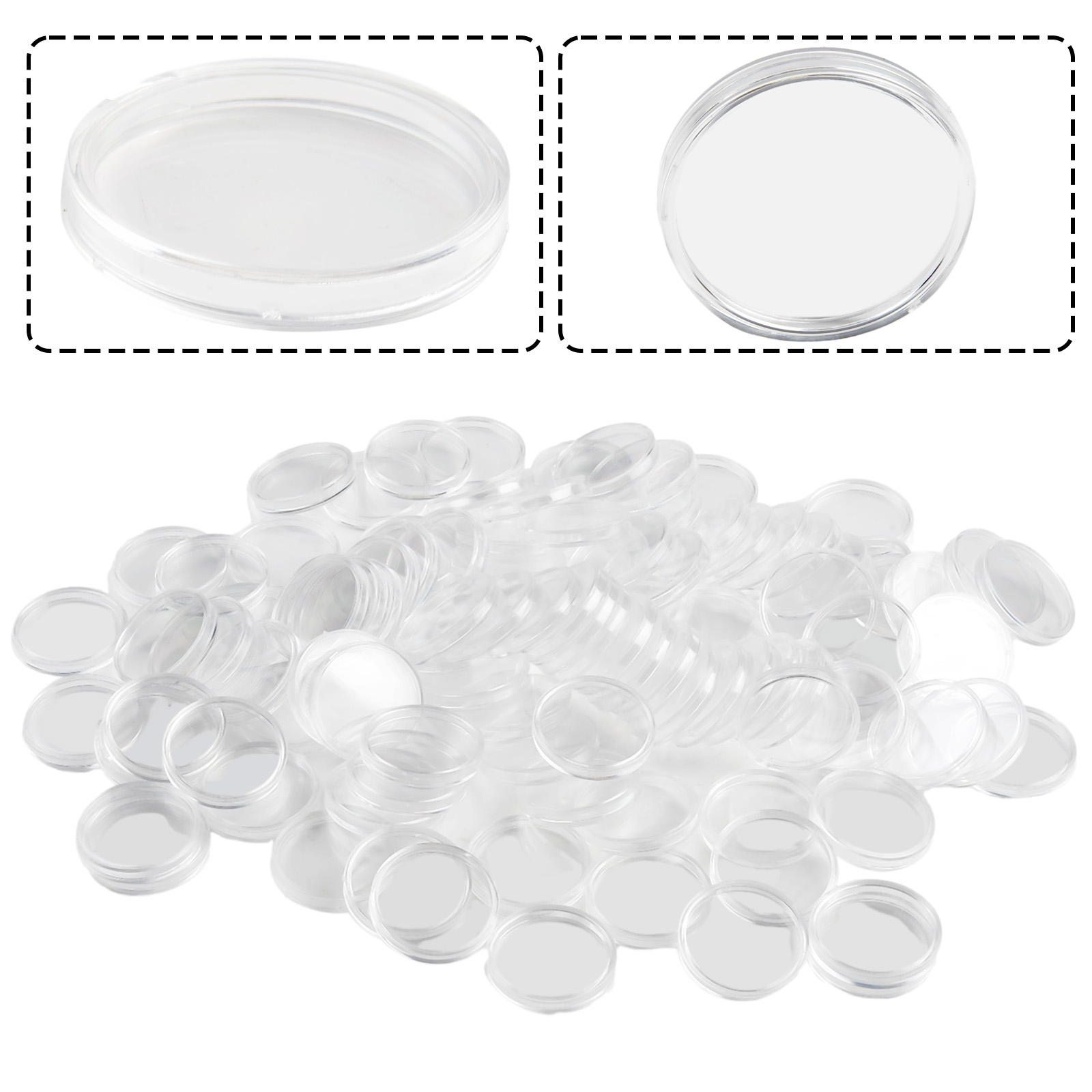 100 capsule rotonde trasparent - Collectors Coins Jewelry & Watches Of Smithtown Photos recensione e prezzo