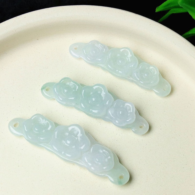 1 Pezzo Fiore in Giada Natural - Jewelry & Watches Sp Zo O recensione e prezzo