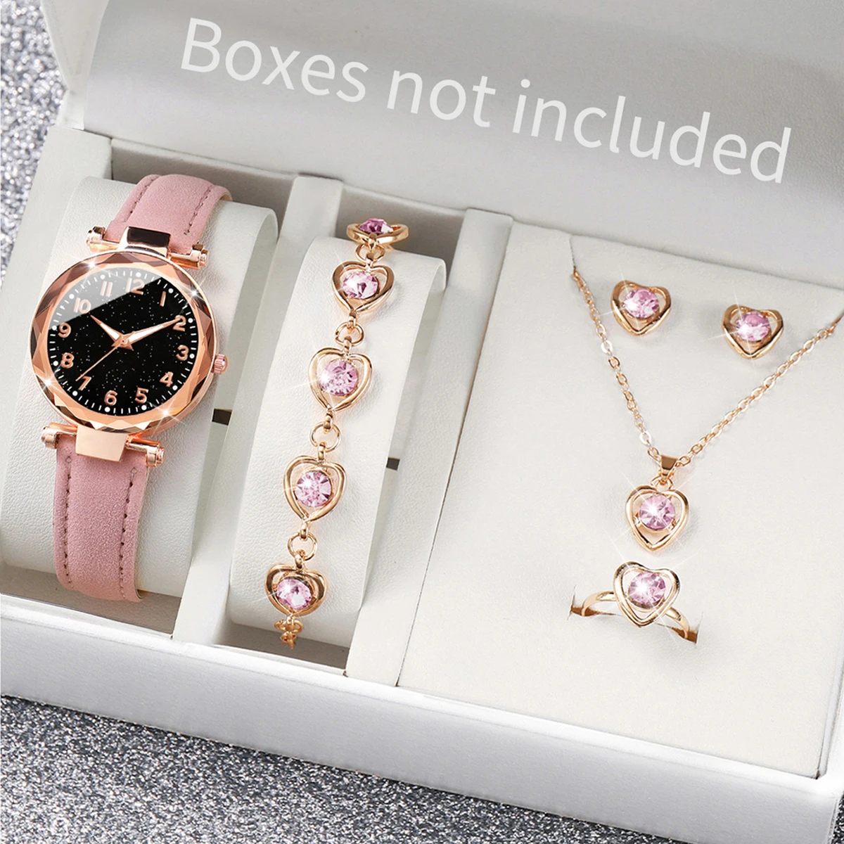 5/6 pezzi di orologi da donna  - Jewelry Box Watches Bracelets recensione e prezzo