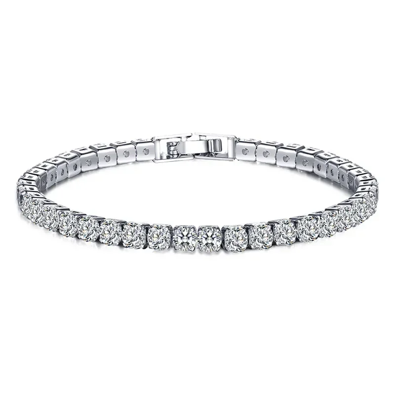 Hip hop 925 sterling silver cu - Tennis Bracelet Cubic recensione e prezzo