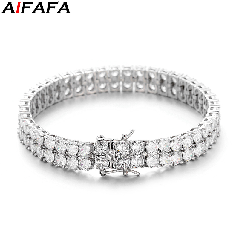 Bracciale con catene da tennis - Tennis Bracelet Cubic recensione e prezzo