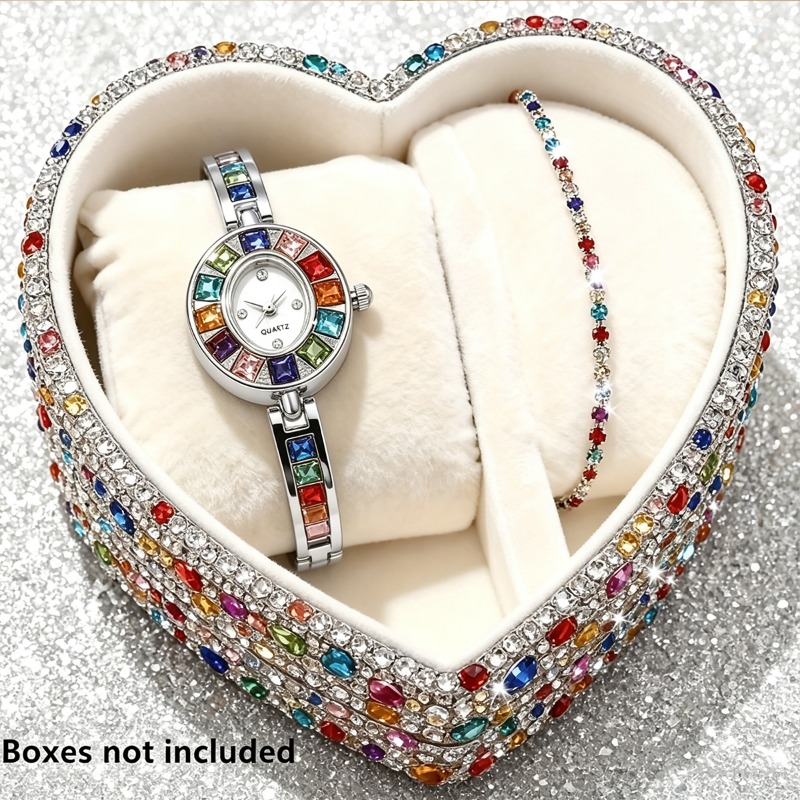 Set di 2 eleganti orologi da d - Jewelry Box Watches Bracelets recensione e prezzo