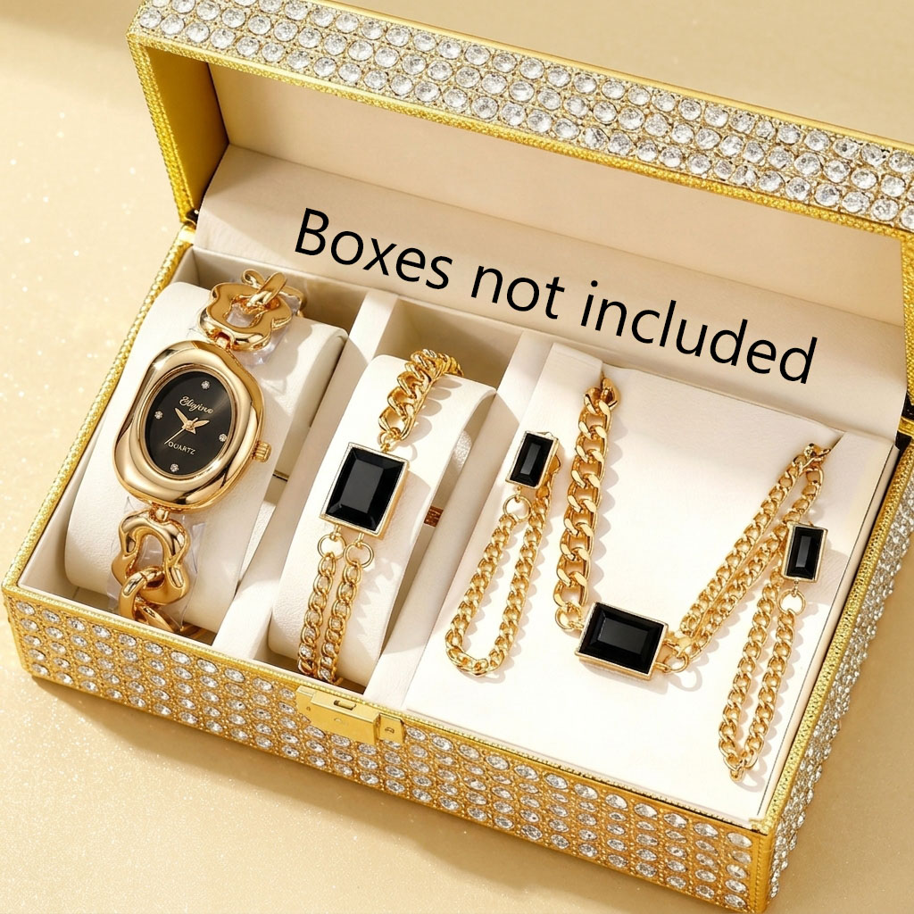 Set di 5 Pezzi: Orologio al Qu - Jewelry Box Watches Bracelets recensione e prezzo