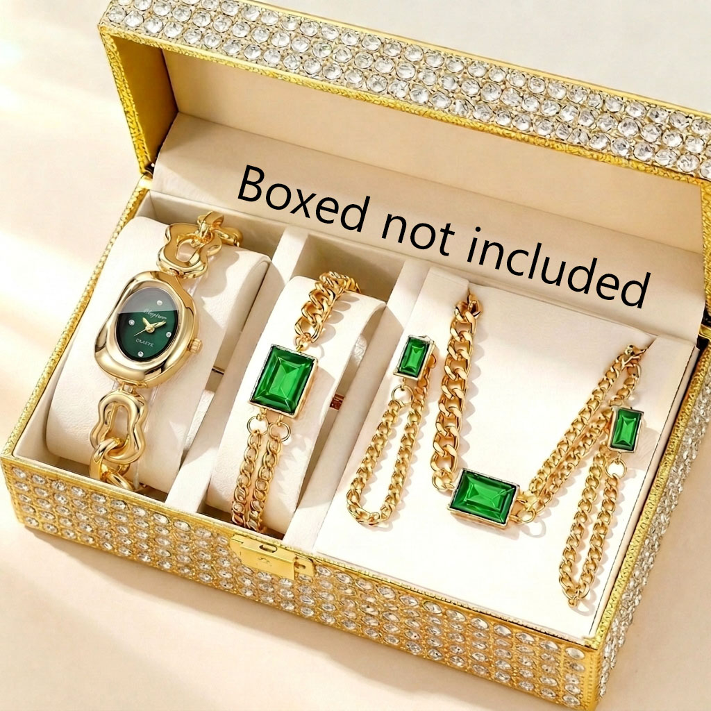 Set di 5 Pezzi: Orologio al Qu - Jewelry Box Watches Bracelets recensione e prezzo
